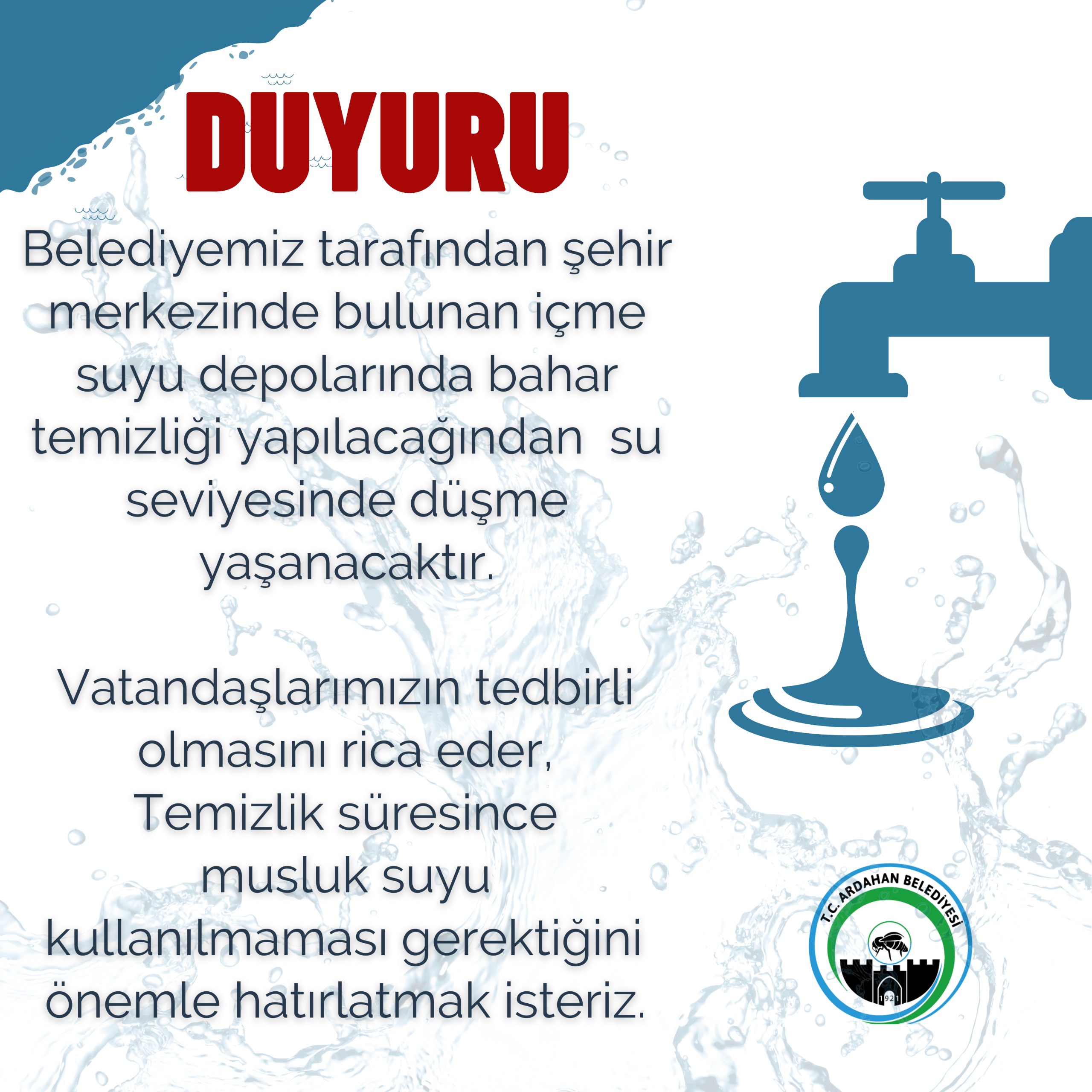 VATANDAŞLARIMIZIN DİKKATİNE!