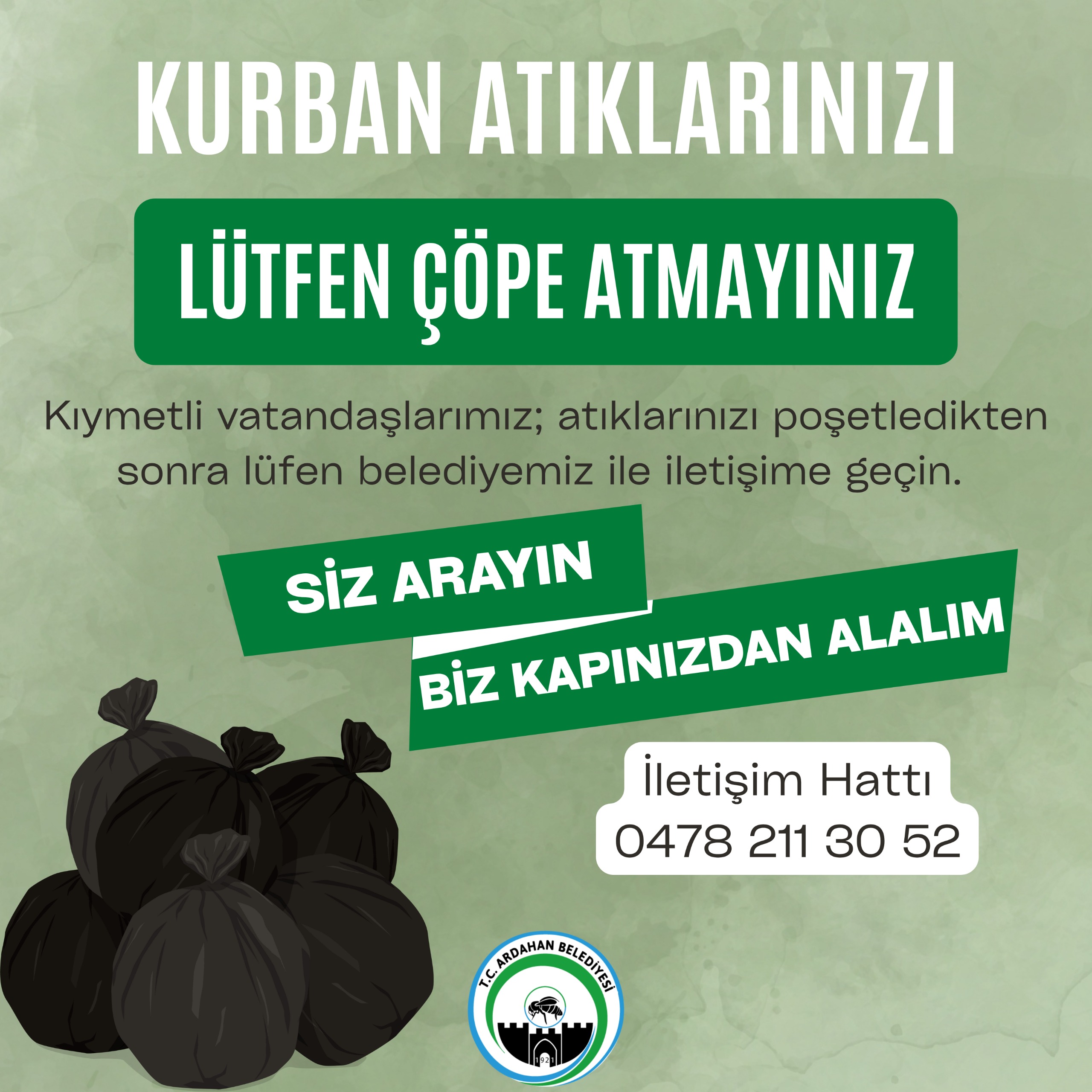 KURBAN KESECEK OLAN VATANDAŞLARIN DİKKATİNE!