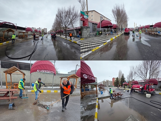 BELEDİYE EKİPLERİ’NİN KAR MOLASI SONA ERDİ, BAHAR TEMİZLİĞİ YENİDEN BAŞLADI